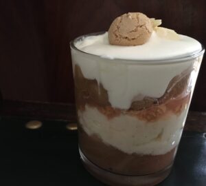 Dessert mit Rharbarber - gammeldags rabarberkage